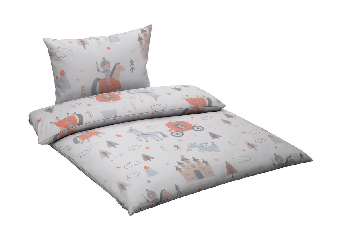 BABYBETTWÄSCHE Webstoff 100/135 cm  - Blau/Braun, Basics, Textil (100/135cm) - Avelia