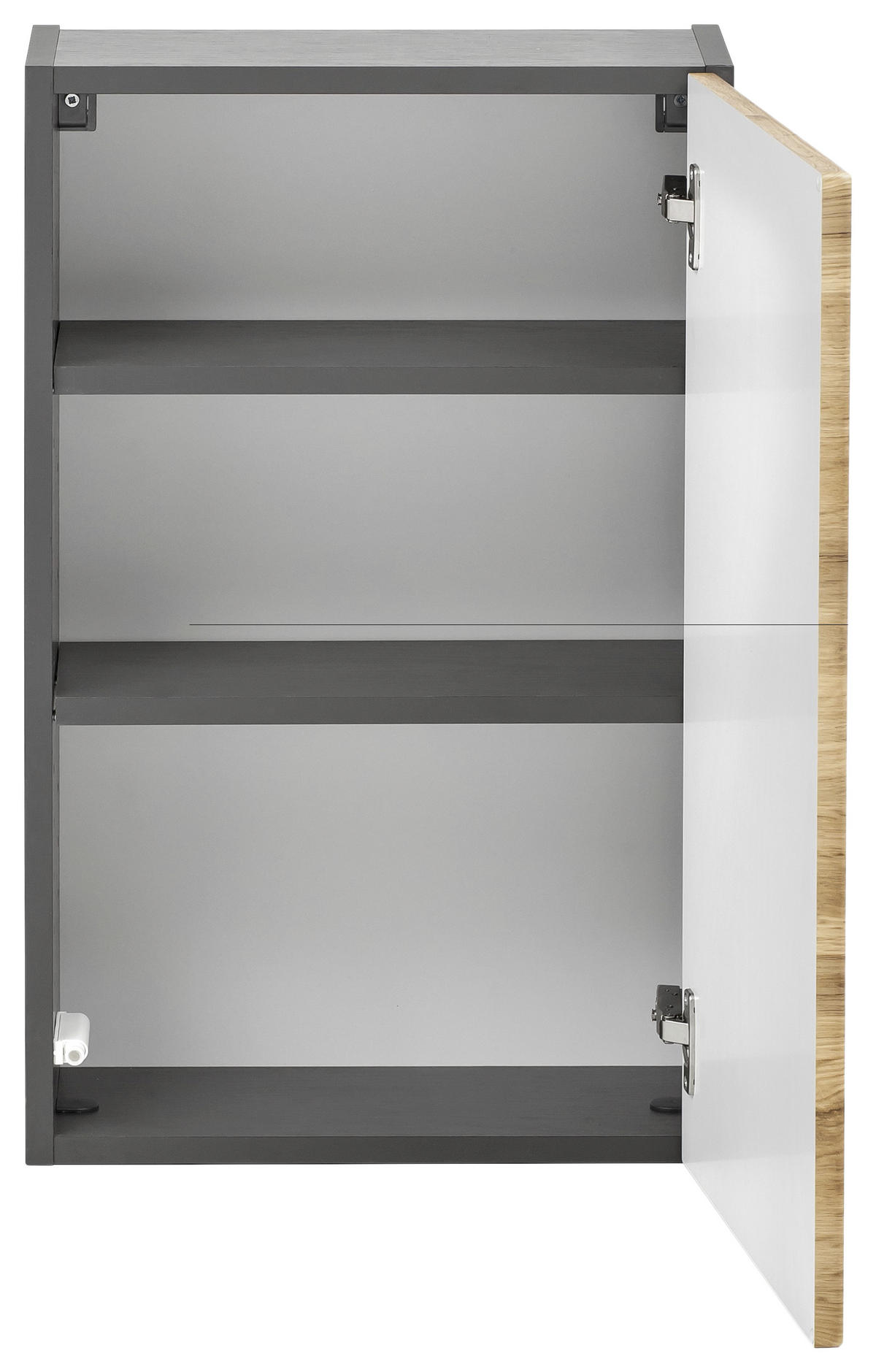 HÄNGESCHRANK 40/64/20 cm  - Eichefarben/Graphitfarben, KONVENTIONELL, Holzwerkstoff (40/64/20cm) - Held