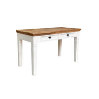 SCHREIBTISCH  in Schwarz, Weiß, Honig  - Schwarz/Weiß, KONVENTIONELL, Holz/Holzwerkstoff (132/80/65cm) - MID.YOU