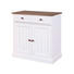 KOMMODE Kiefer massiv Braun, Weiß - Weiß/Braun, LIFESTYLE, Holz (90/86/45cm) - Carryhome KOMMODE Kiefer massiv Braun, Weiß - Weiß/Braun, LIFESTYLE, Holz (90/86/45cm) - Carryhome