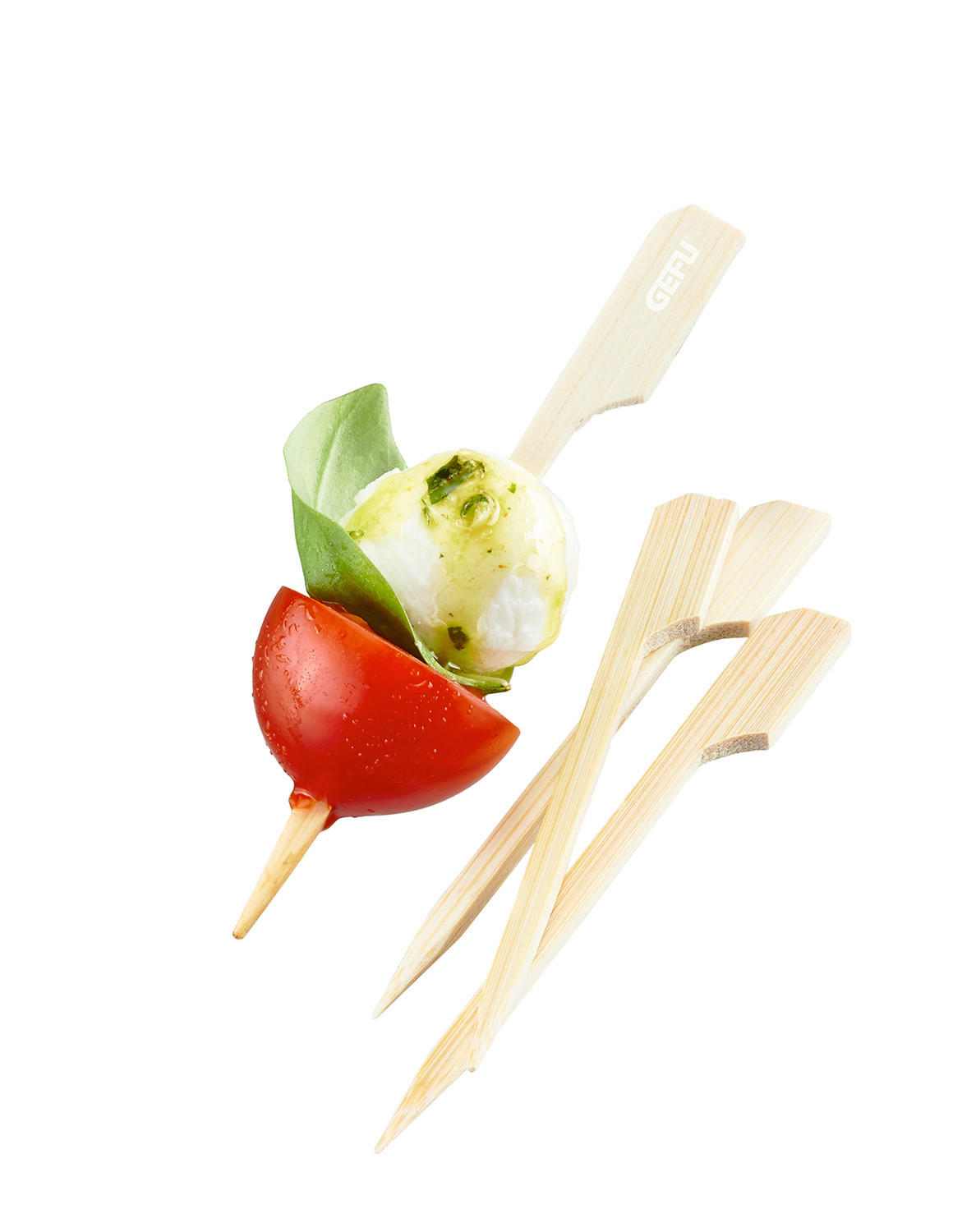 RAŽNJIĆI ZA FINGERFOOD BBQ  - svijetlo smeđa, Basics, drvo (1/9cm) - Gefu