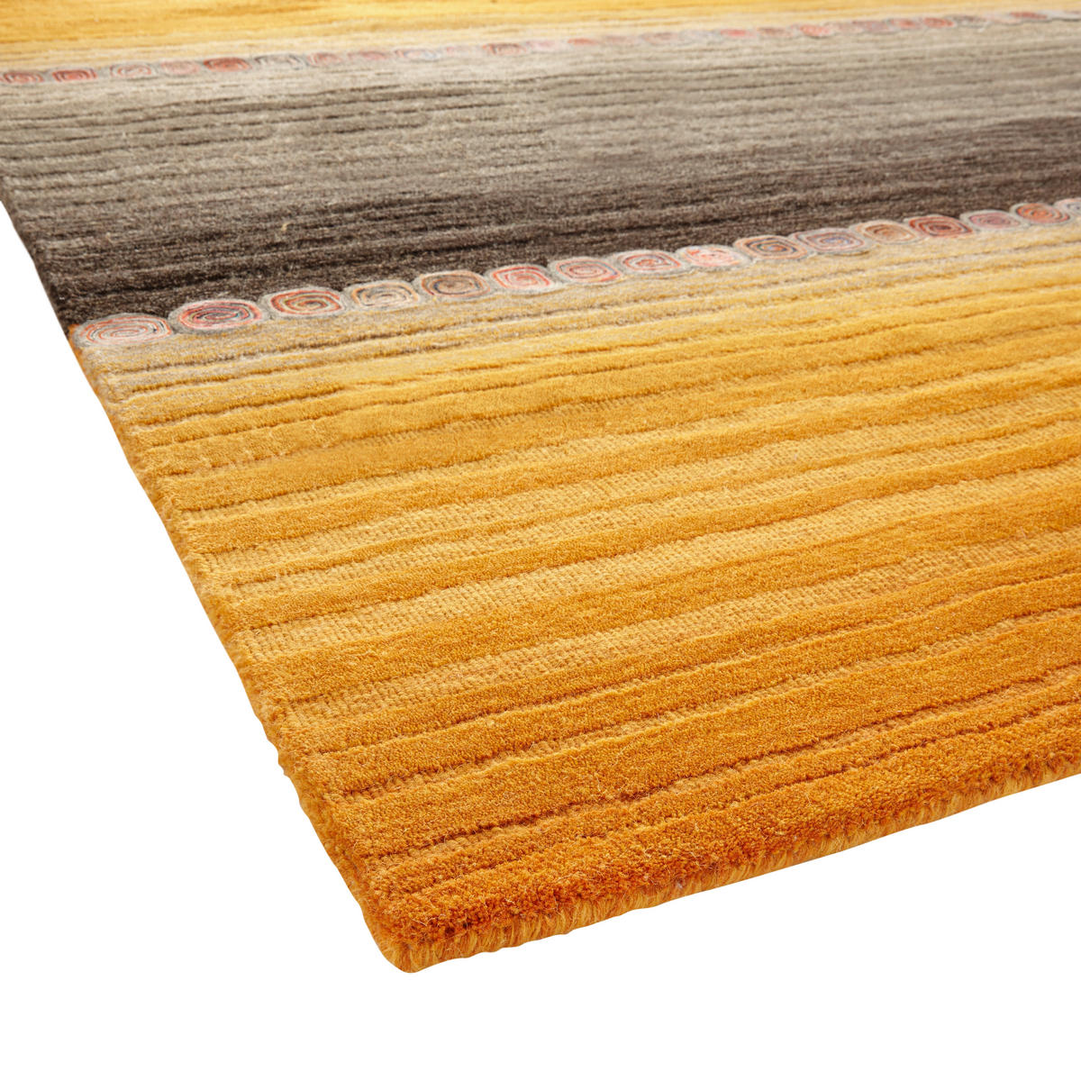 ORIENTTEPPICH 80/300 cm  - Braun/Orange, Konventionell, Textil (80/300cm) - Cazaris