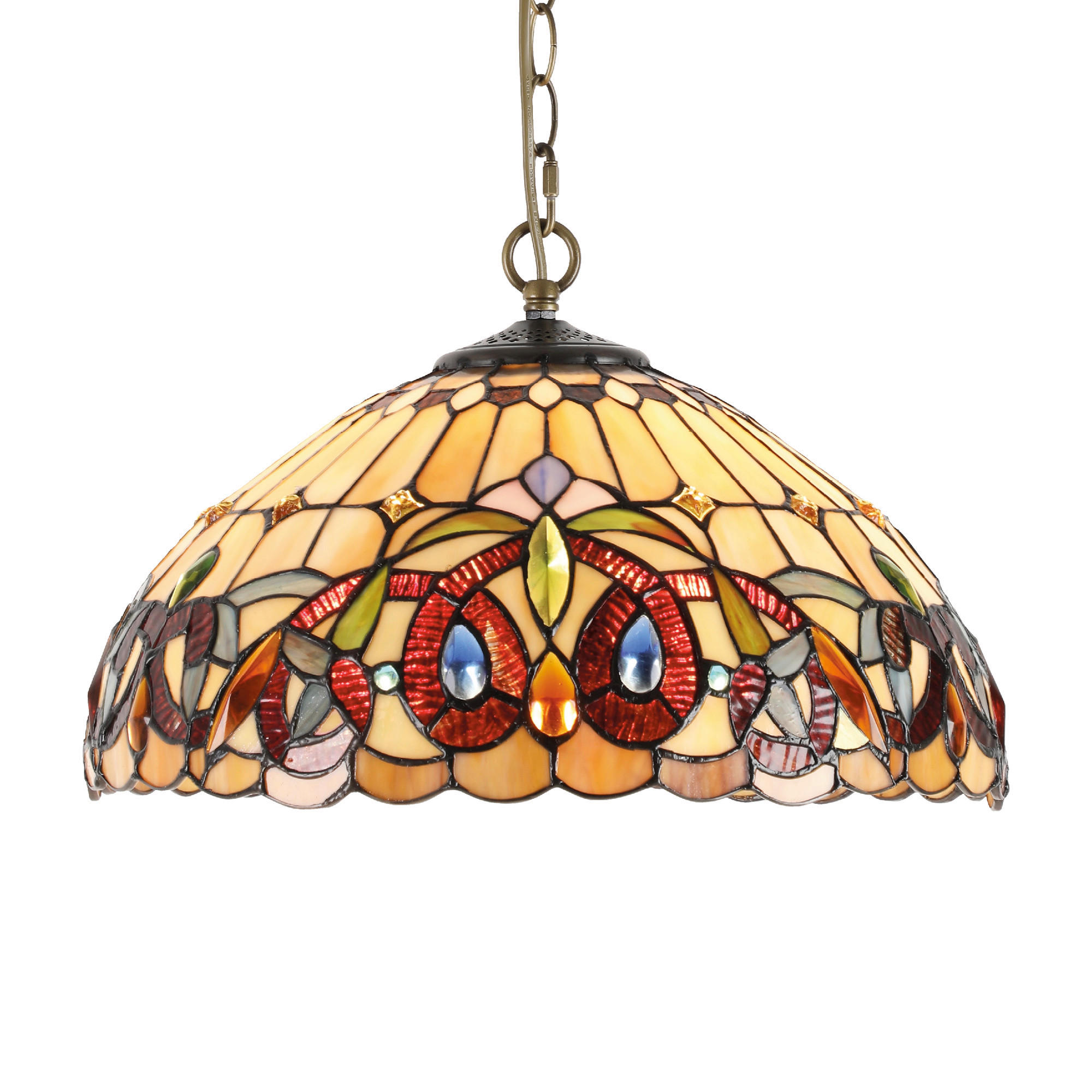 FÜGGŐLÁMPA  - többszínű, Basics, Üveg (40/220/40cm)