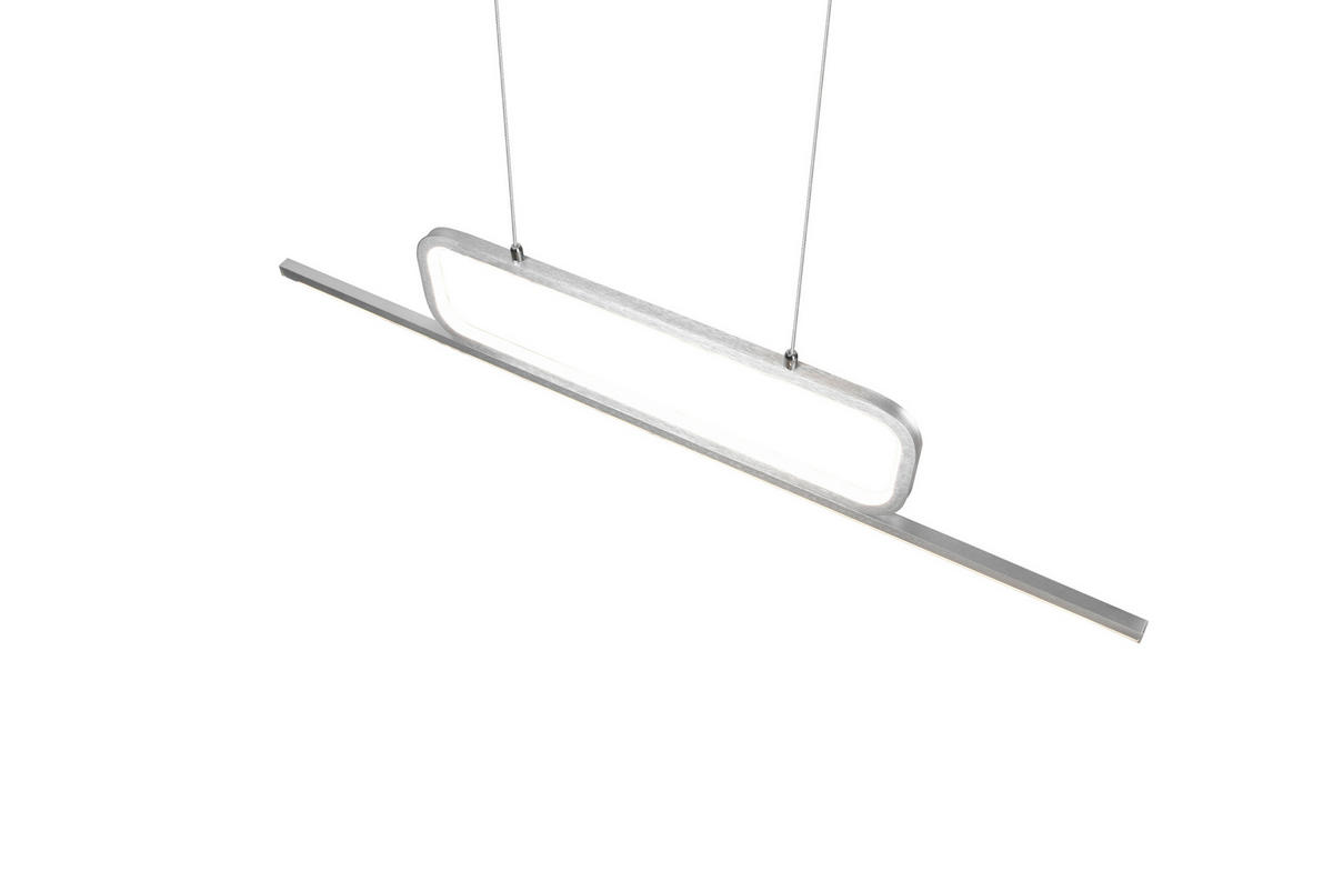 LED-HÄNGELEUCHTE 110/7,5/150 cm  - Alufarben, Basics, Metall (110/7,5/150cm) - Trio Leuchten
