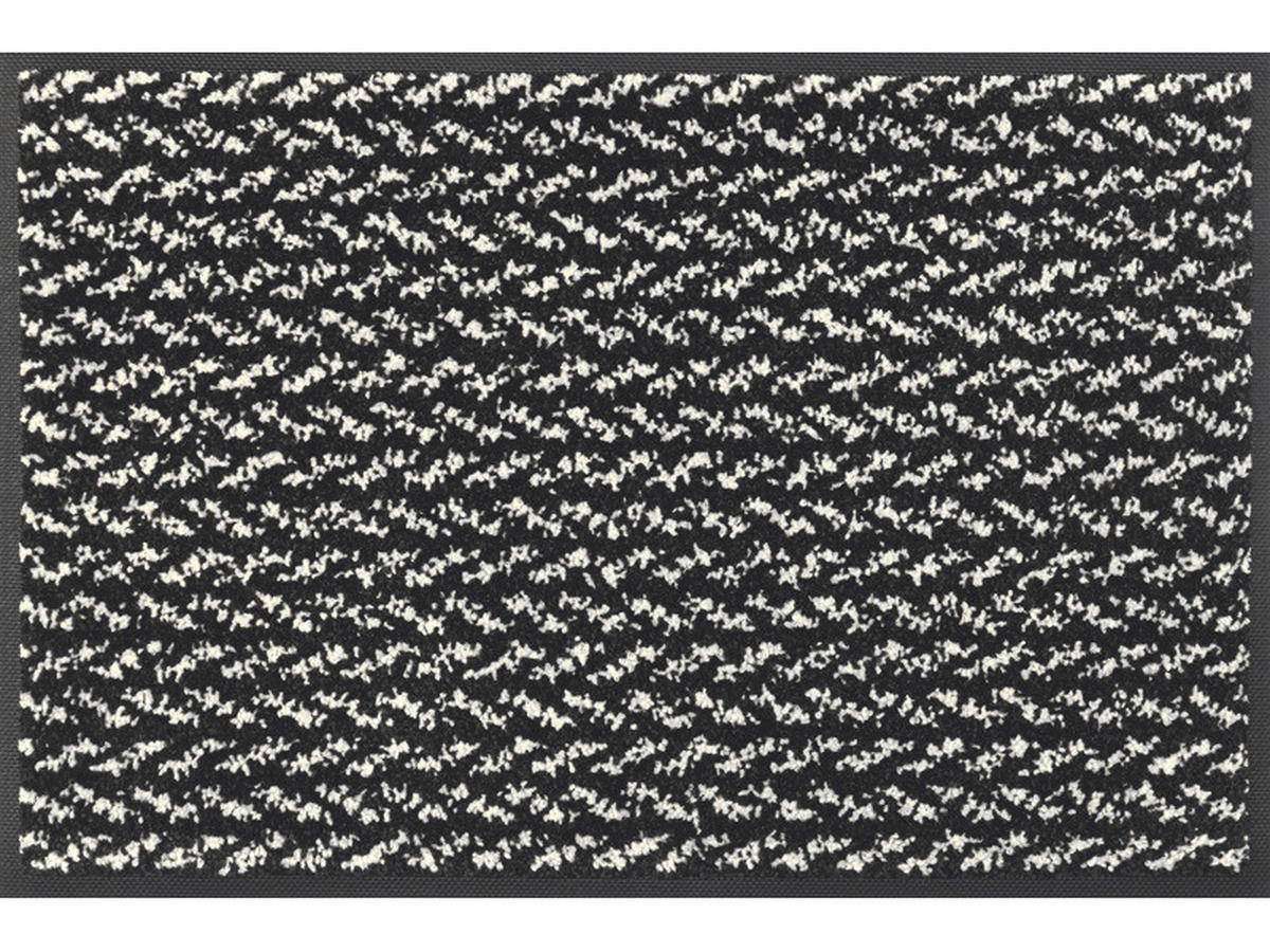 COVORAȘ DE INTRARE 40/60 cm  - alb/negru, Basics, plastic (40/60cm) - wash+dry