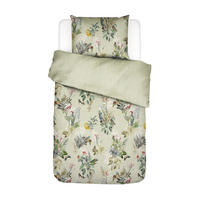 WENDEBETTWÄSCHE SS22 Satin  - Hellgrün/Grün, KONVENTIONELL (135/200cm) - Essenza