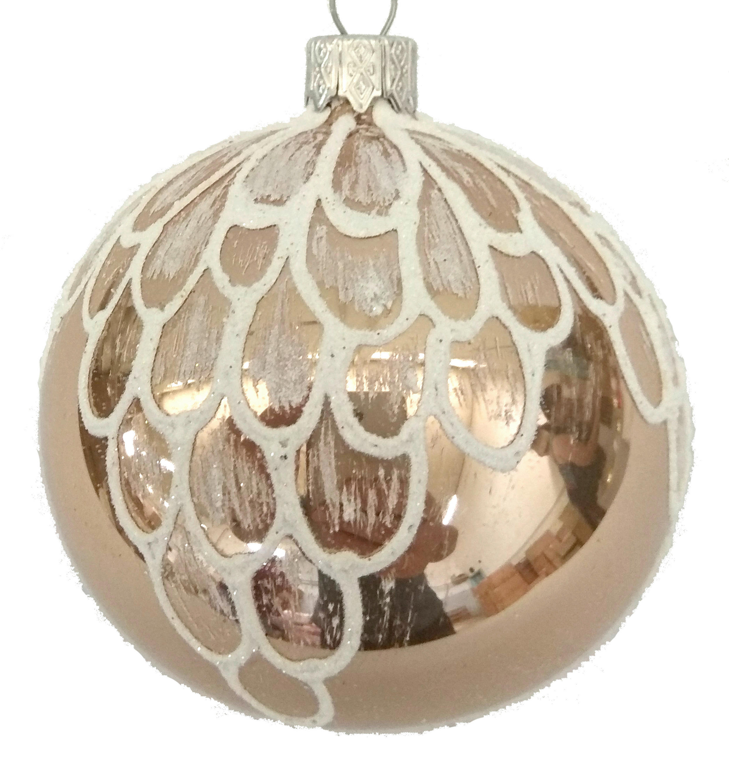 JULGRANSKULA 10 cm  - cappuccino, Lifestyle, metall/glas (10cm) - Best Price