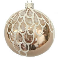 JULGRANSKULA 10 cm  - cappuccino, Lifestyle, metall/glas (10cm) - Best Price