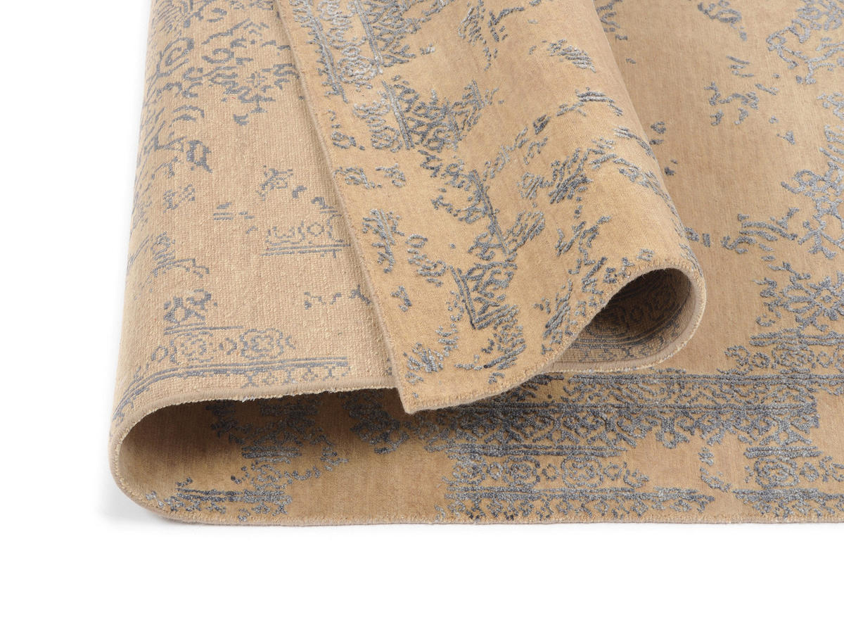 ORIENTTEPPICH 170/240 cm Soho Aurora Blau, Creme  - Blau/Creme, Design, Textil (170/240cm) - Musterring