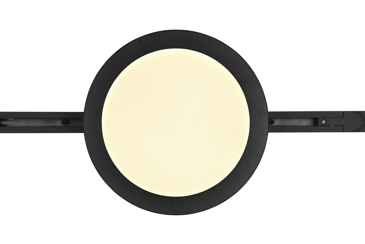 DECKENLEUCHTE  26,0/2,7 cm    - Schwarz, Basics, Kunststoff (26,0/2,7cm) - Trio Leuchten