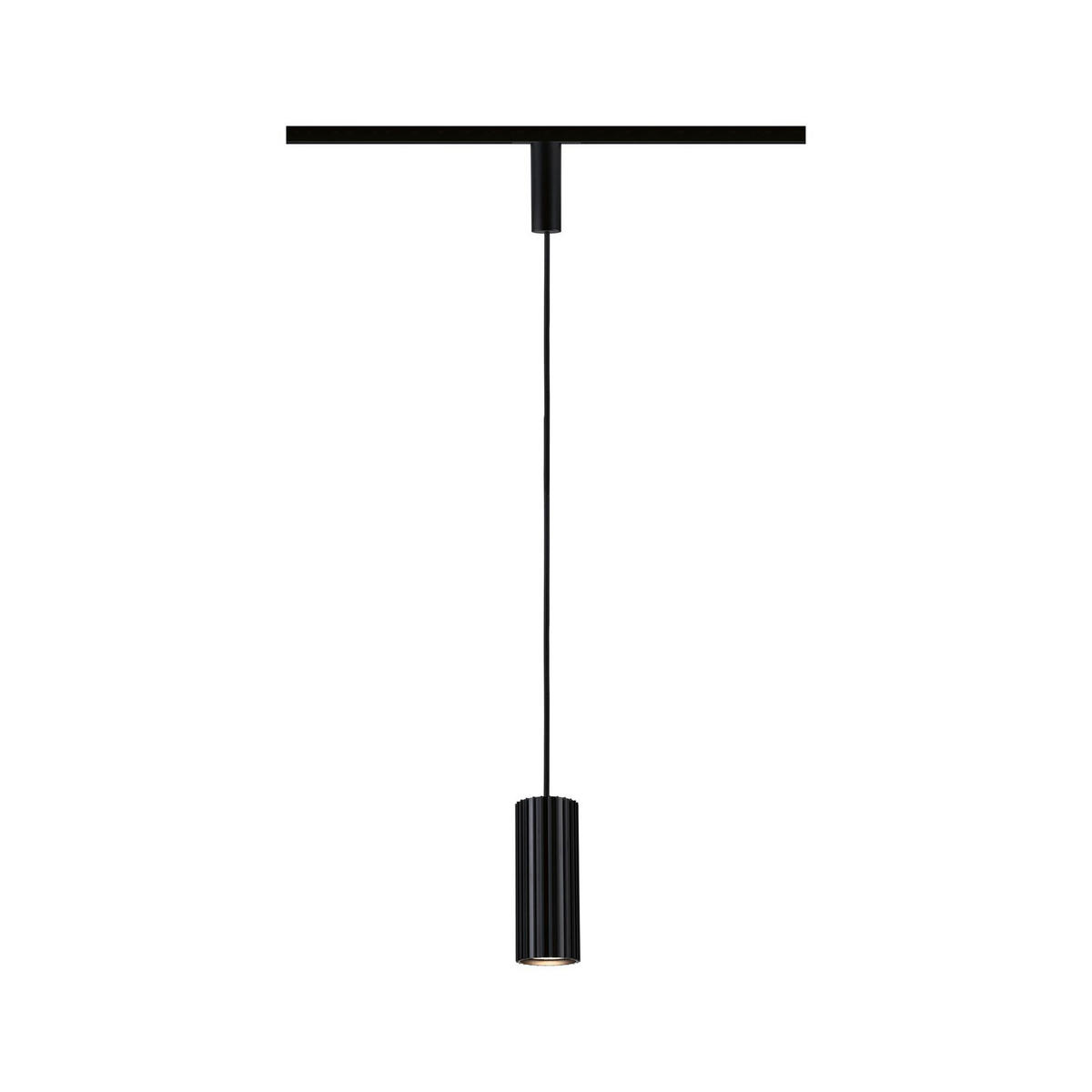 SCHIENENSYSTEM-HÄNGELEUCHTE URail 6,0/126,0 cm  - Schwarz, Basics, Metall (6,0/126,0cm) - Paulmann
