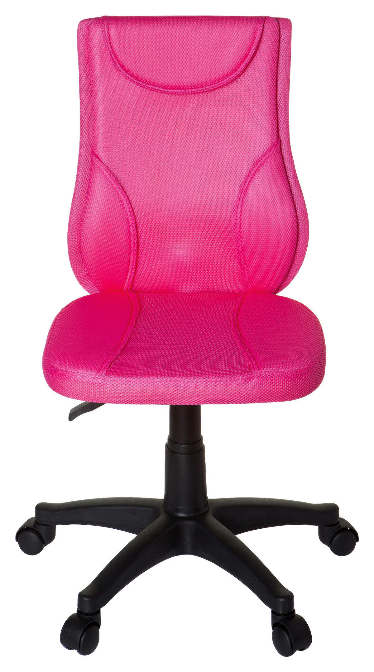 OTOČNÁ ŽIDLE PRO MLÁDEŽ, pink - pink, Basics, plast (46/84-94/40cm) - MID.YOU