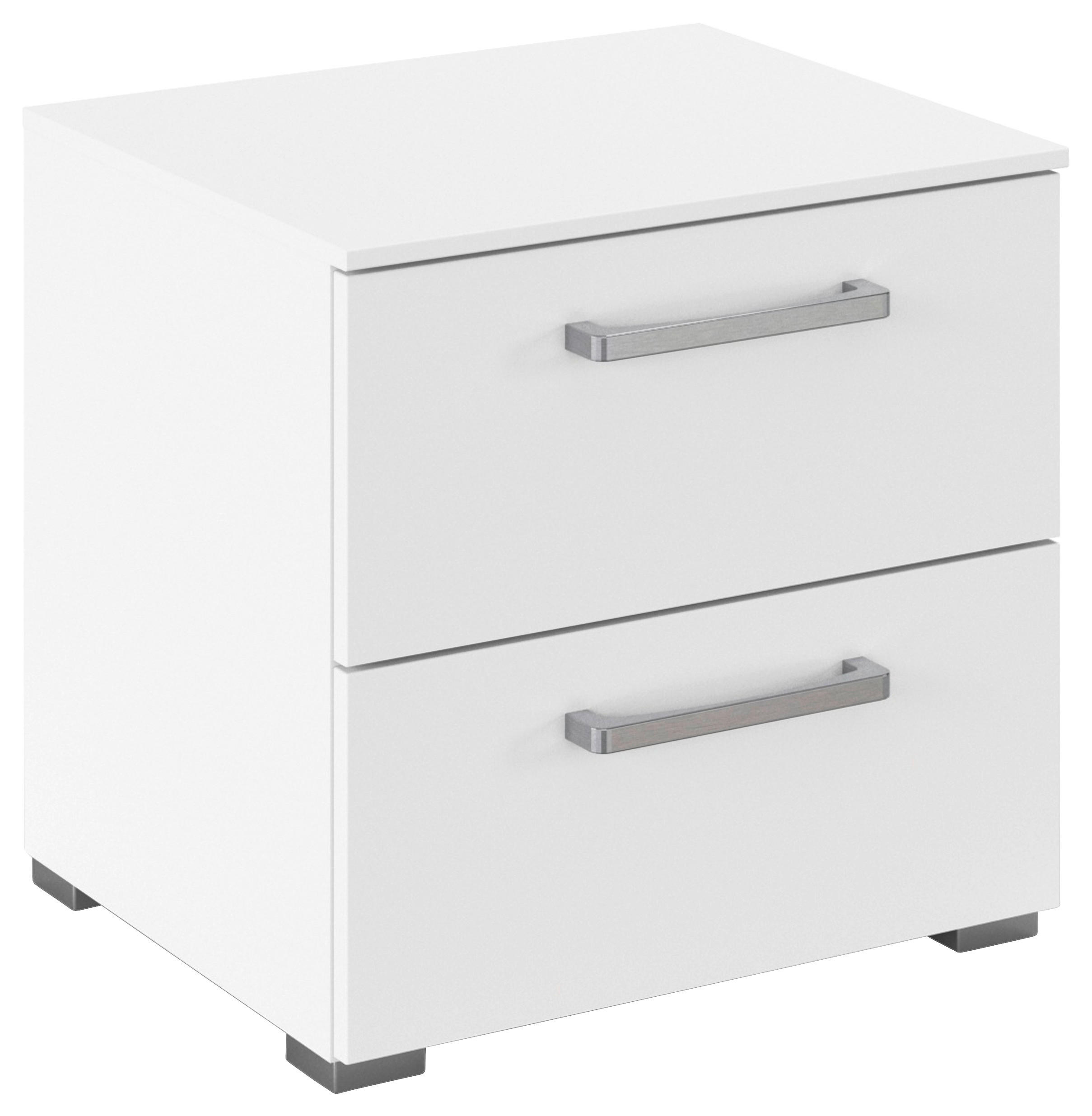 NACHTSCHRANK 50/49/42 cm  - Edelstahlfarben/Alufarben, Basics, Holzwerkstoff/Kunststoff (50/49/42cm) - Novel