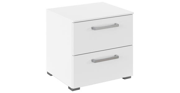 NACHTSCHRANK 50/49/42 cm  - Edelstahlfarben/Alufarben, Basics, Holzwerkstoff/Kunststoff (50/49/42cm) - Xora