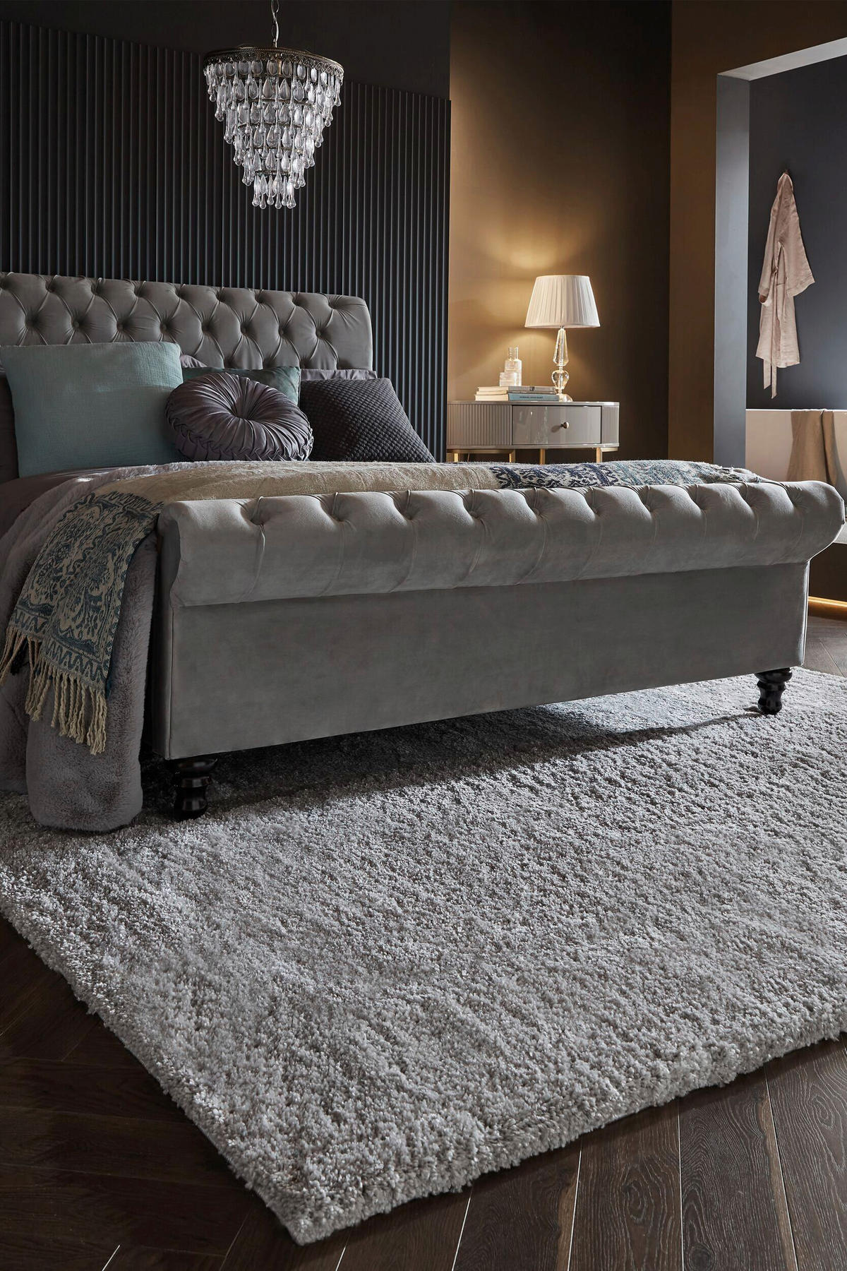 LÄUFER 80/150 cm Flair Rugs  - Hellgrau/Grau, Basics, Textil (80/150cm) - Xora