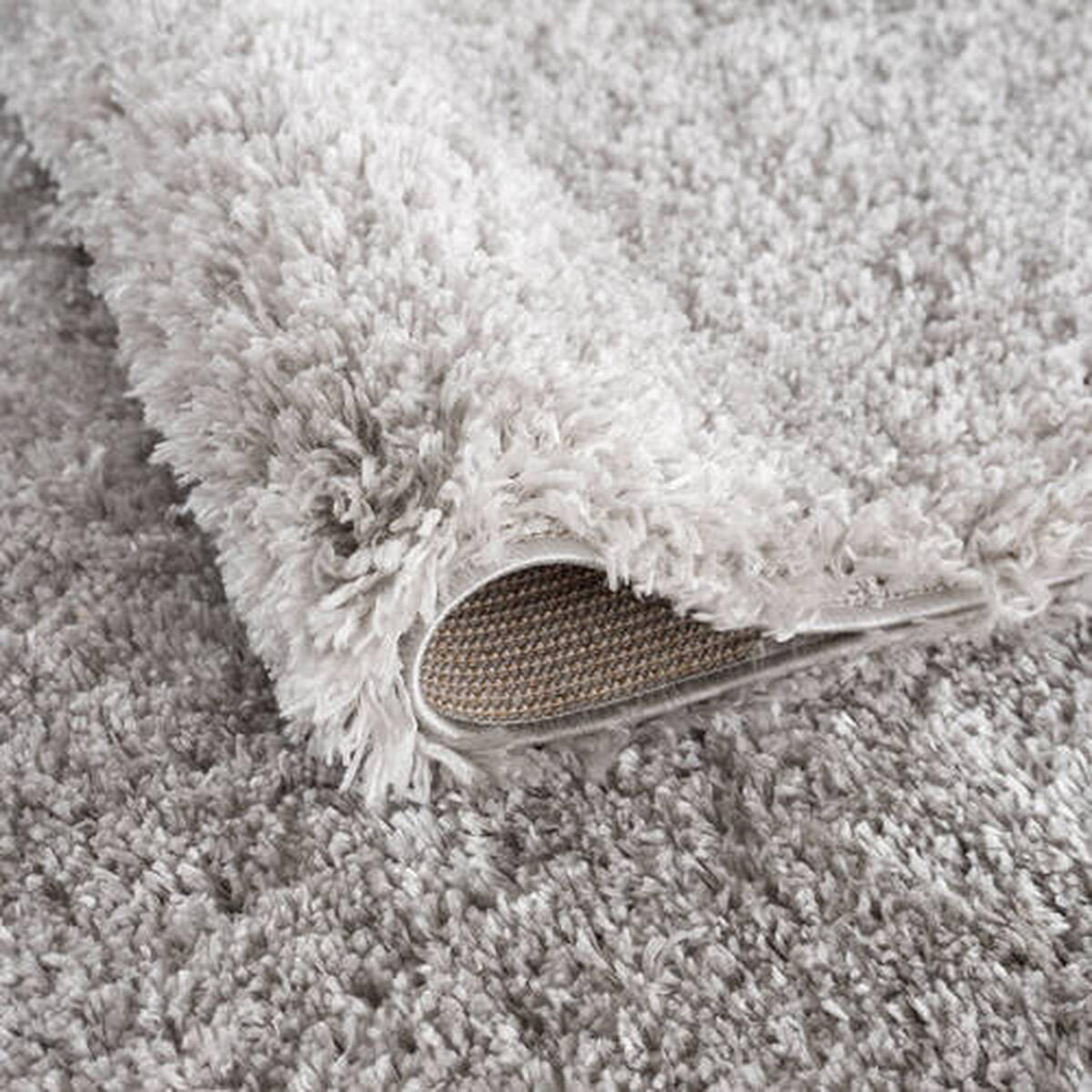 HOCHFLORTEPPICH 120/120 cm Porto Grau  - Grau, KONVENTIONELL, Textil (120/120cm) - Novel