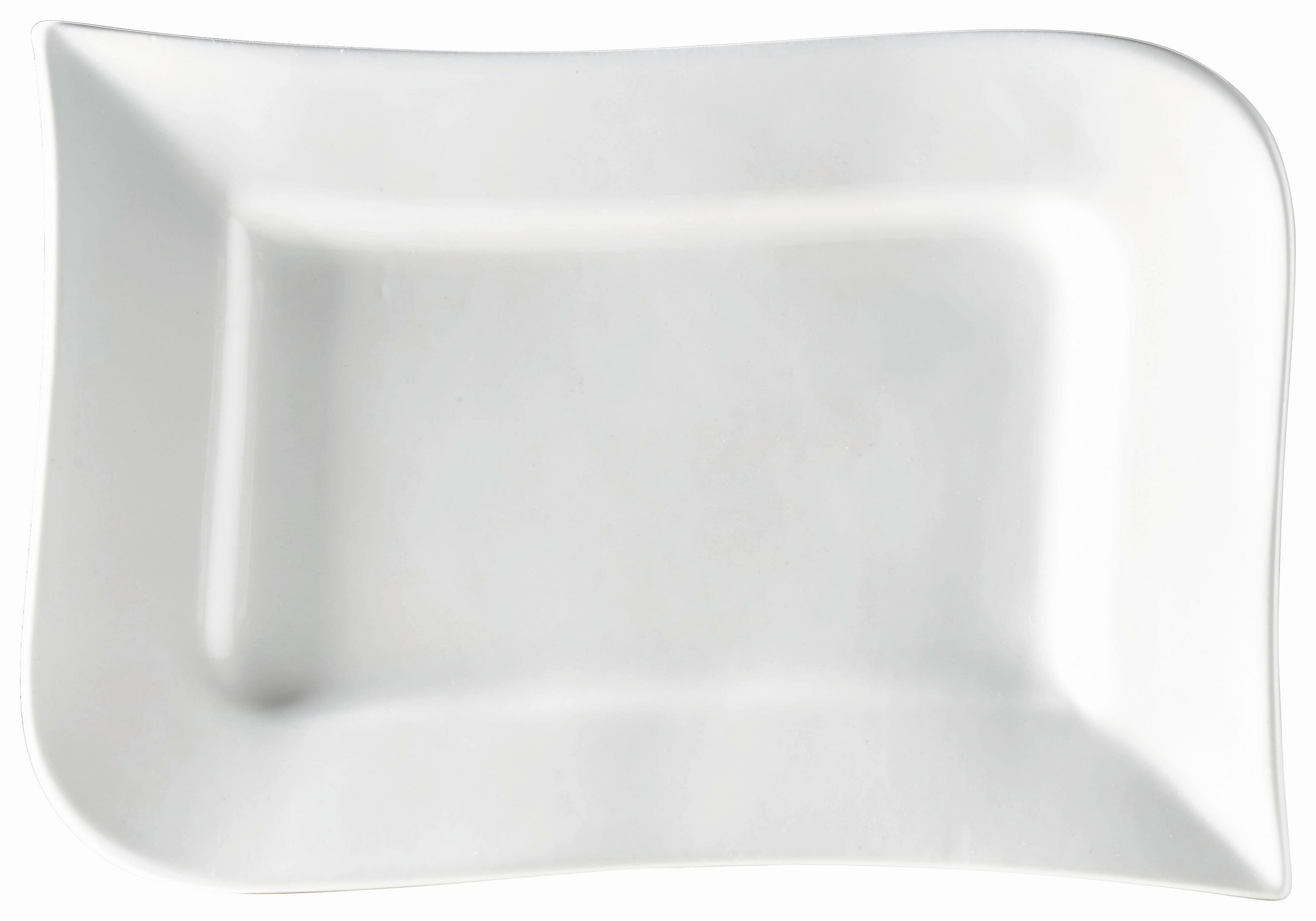 SERVIERPLATTE Melodie 31/3/21 cm - Weiß, Design, Keramik (31/3/21cm) - Ritzenhoff Breker
