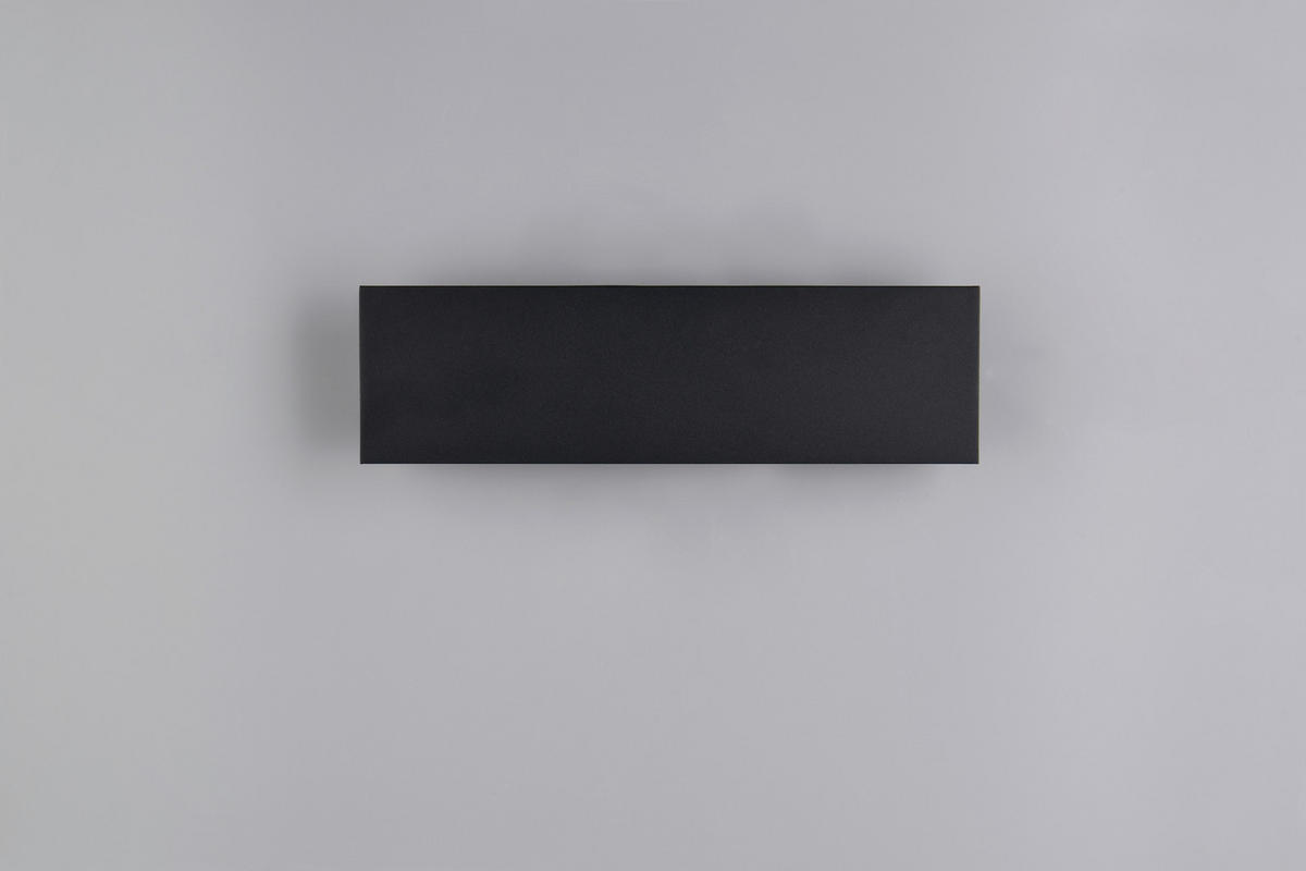 LED-WANDLEUCHTE 28/4,5/8 cm  - Schwarz, Design, Kunststoff/Metall (28/4,5/8cm) - Novel