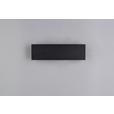 LED-WANDLEUCHTE 28/4,5/8 cm  - Schwarz, Design, Kunststoff/Metall (28/4,5/8cm) - Novel
