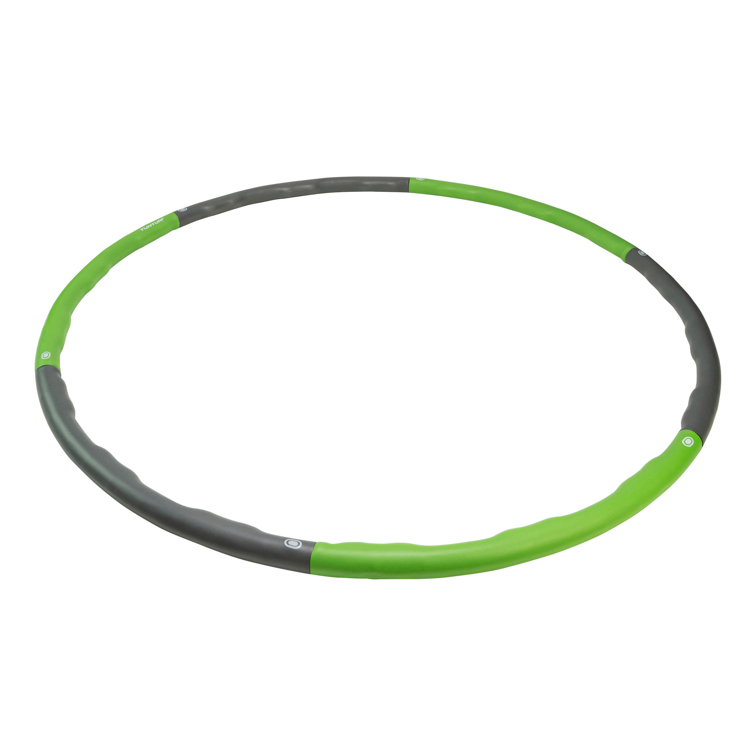 FITNESSREIFEN - Grau/Grün, KONVENTIONELL, Kunststoff/Metall (100cm)