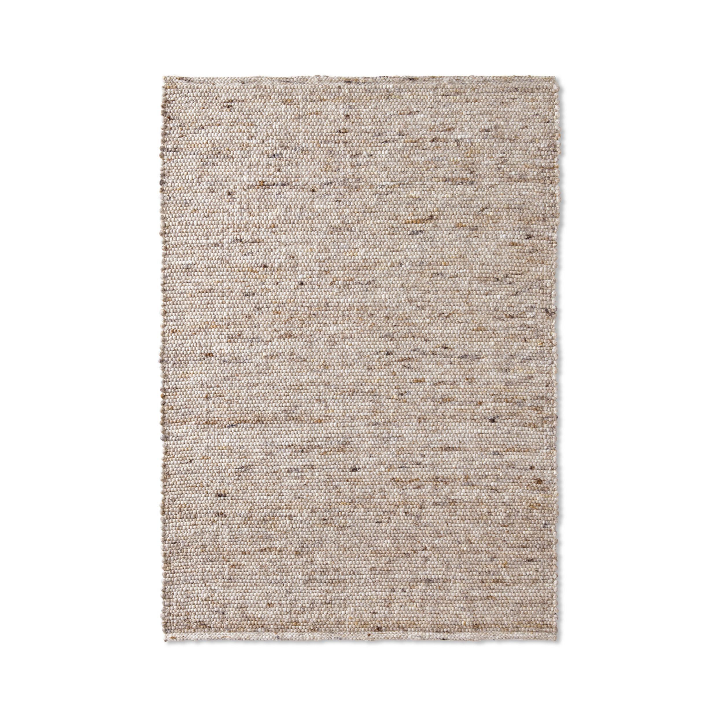 HANDWEBTEPPICH Wohnzimmer 140/200 cm Sandfarben rechteckig  - Sandfarben, Basics, Textil (140/200cm) - Linea Natura