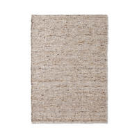 HANDWEBTEPPICH Wohnzimmer 90/160 cm Sandfarben rechteckig  - Sandfarben, KONVENTIONELL, Textil (90/160cm) - Linea Natura