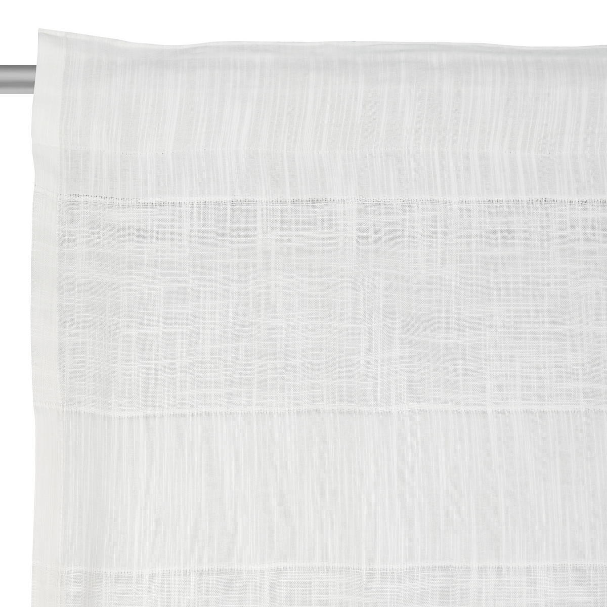 HOTOVÝ ZÁVĚS, neprůsvitné, 140/255 cm - bílá, Basics, textil (140/255cm) - Bio:Vio