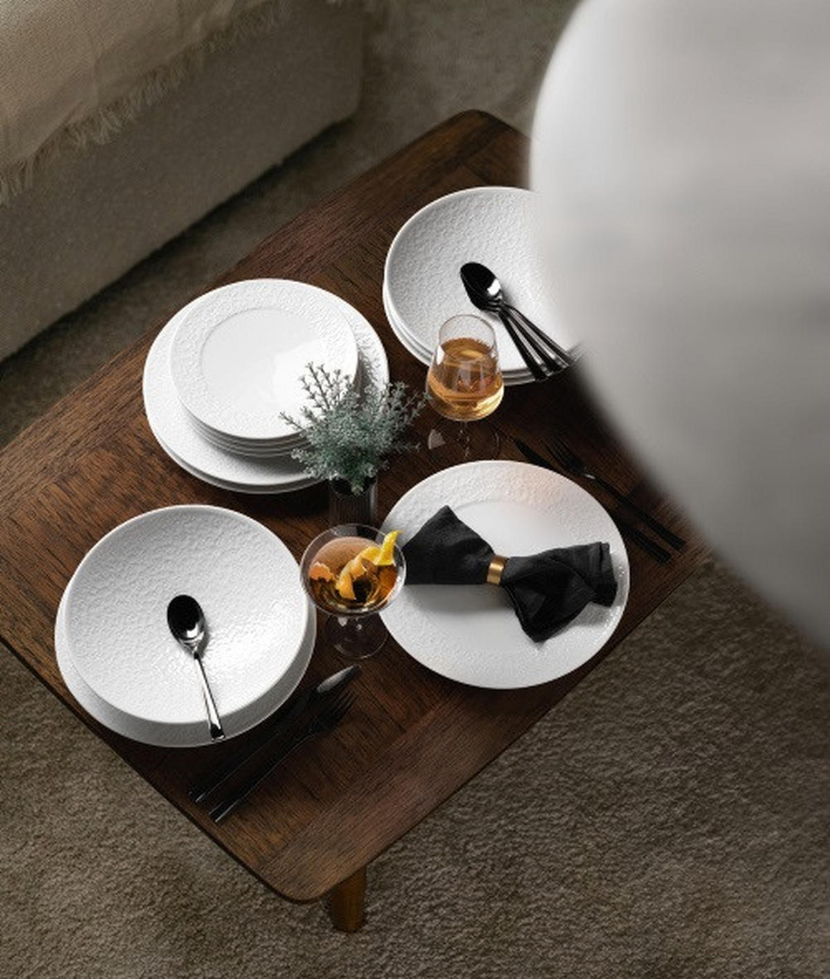 TAFELSERVICE Weiß Nori Home 12-teilig  - Weiß, Basics, Keramik - Seltmann Weiden