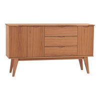 SIDEBOARD 150/85/40 cm  - ekfärgad, Design, trä (150/85/40cm) - Rowico