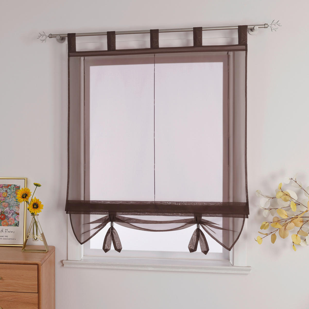 FALTROLLO  transparent  120/155 cm    - Hellbraun, Basics, Textil (120/155cm) - Joyswahl