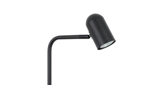 STEHLEUCHTE 35,5/18/154,50 cm  - Schwarz, Trend, Kunststoff/Metall (35,5/18/154,50cm) - Novel