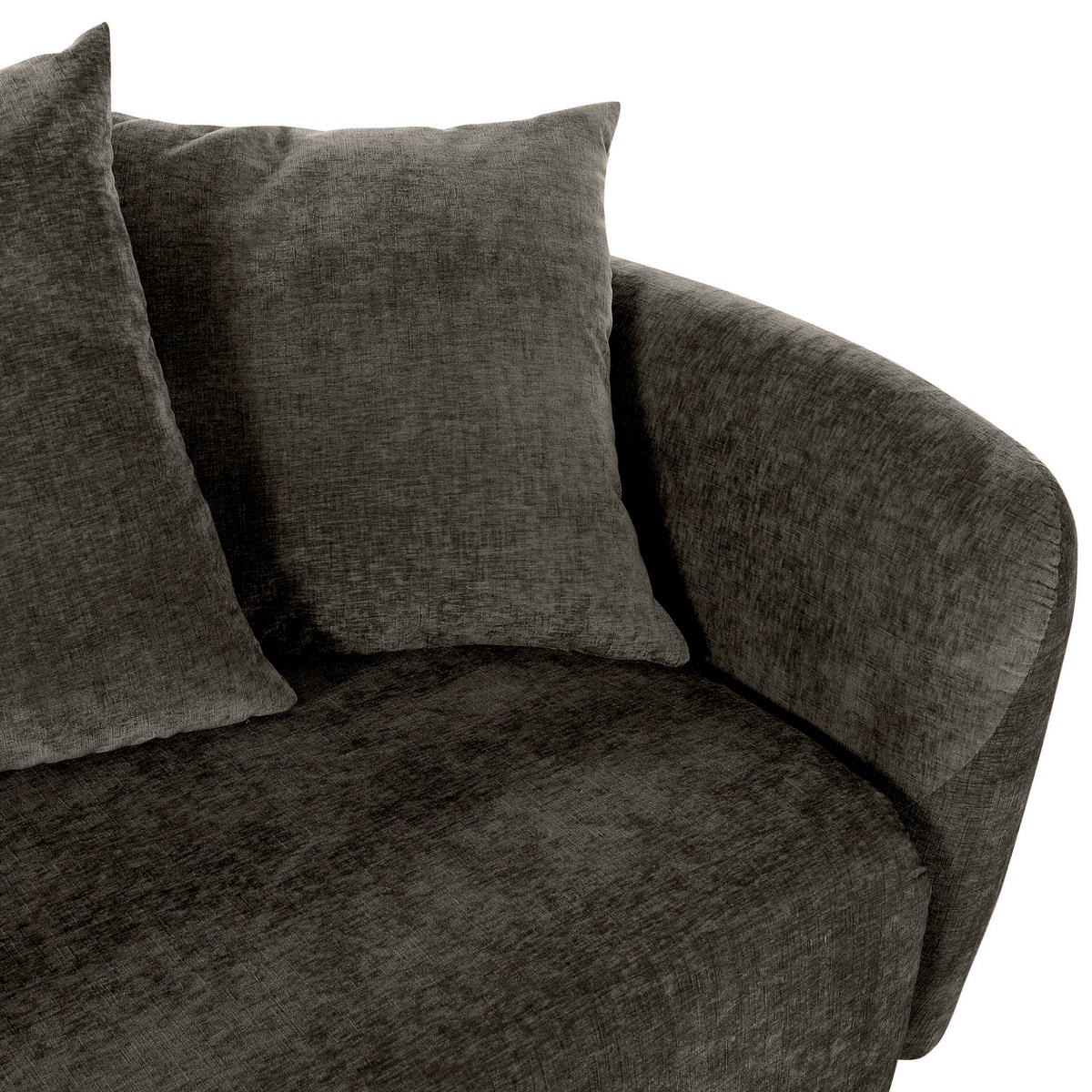 SCHLAFSOFA in Flachgewebe Dunkelgrau  - Dunkelgrau/Schwarz, KONVENTIONELL, Kunststoff/Textil (250/74/108cm) - Carryhome