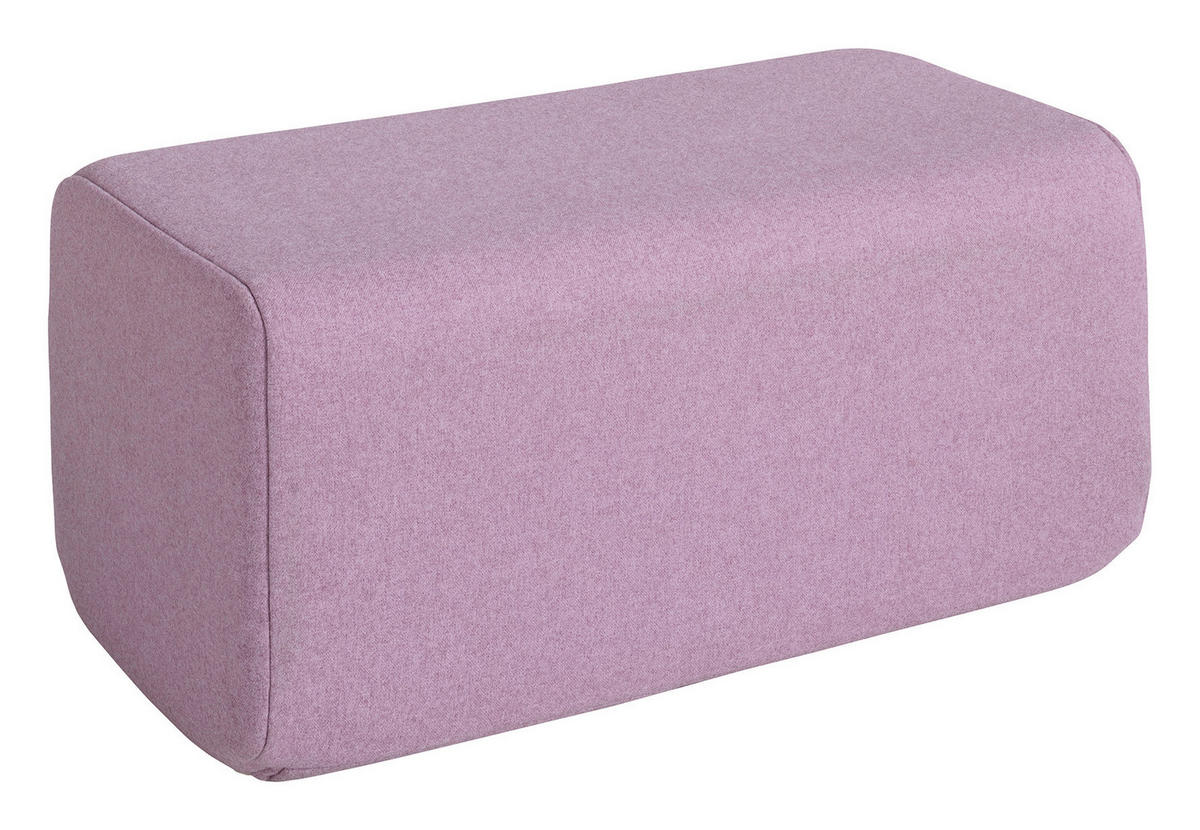 SITZWÜRFEL Dunkelrosa Textil  - Dunkelrosa, Design, Textil (58/26/31cm) - Paidi