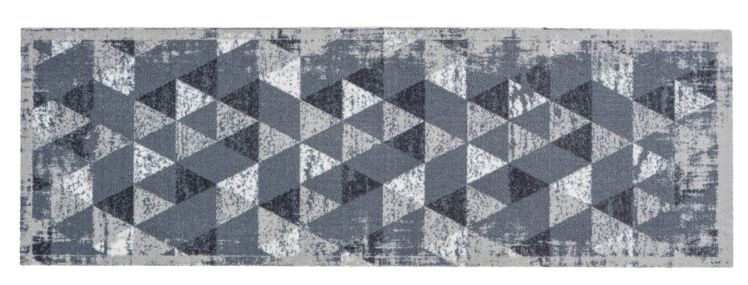 KÜCHENLÄUFER 50/150 cm Miabella Weiß, Hellgrau  - Hellgrau/Weiß, Design, Textil (50/150cm) - Esposa