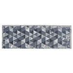 KÜCHENLÄUFER 50/150 cm Miabella Weiß, Hellgrau  - Hellgrau/Weiß, Design, Textil (50/150cm) - Esposa