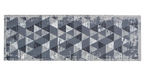 KÜCHENLÄUFER 50/150 cm Miabella Weiß, Hellgrau - Hellgrau/Weiß, Design, Textil (50/150cm) - Esposa