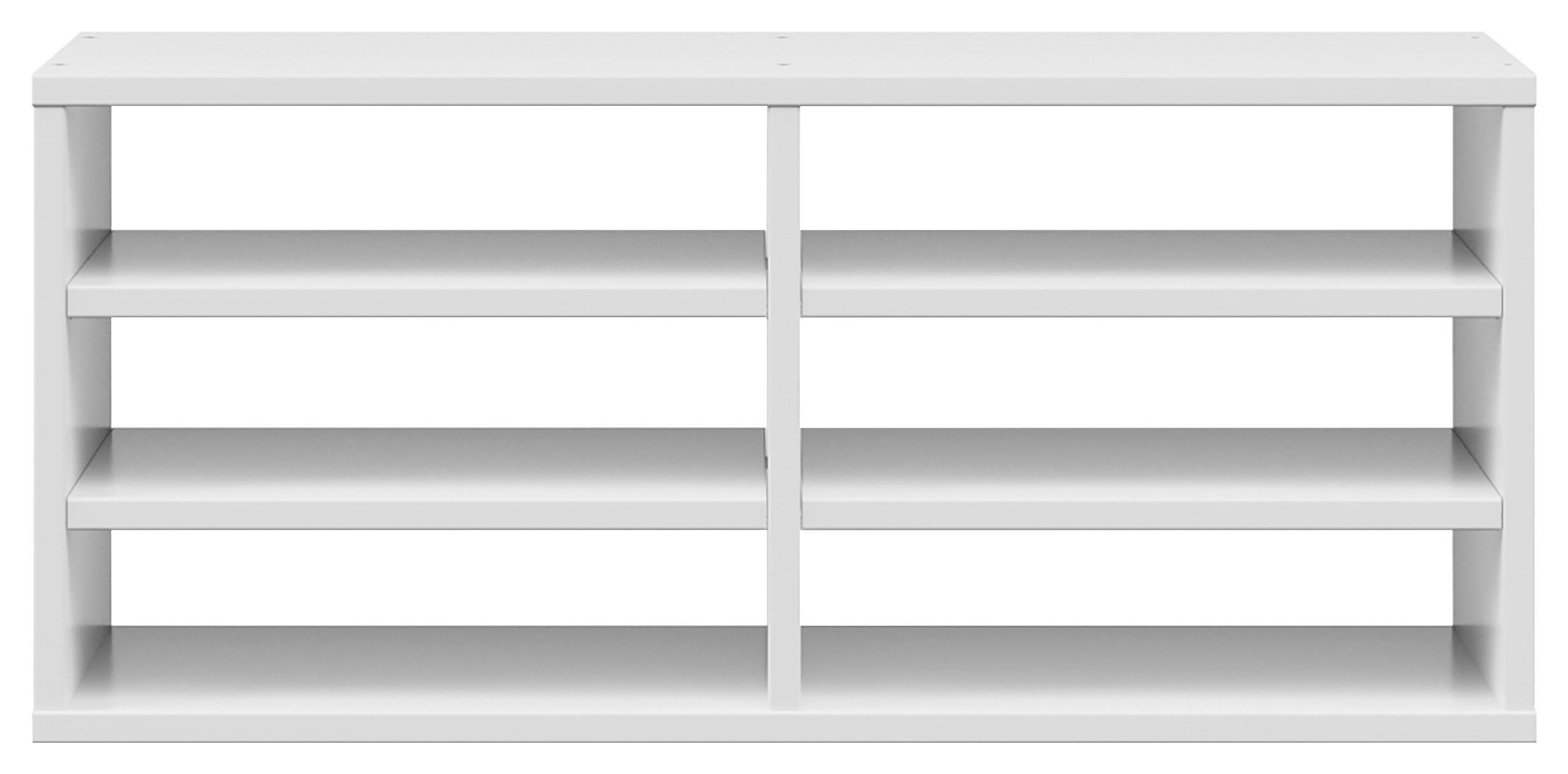 FORMULAREINSATZ Weiß  - Weiß, KONVENTIONELL, Holzwerkstoff (73,7/32,8/35,3cm) - Voleo