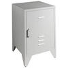NACHTSCHRANK 40/60/40 cm  - Grau, MODERN, Metall (40/60/40cm) - MID.YOU