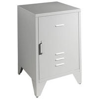 NACHTKÄSTCHEN 40/60/40 cm  in Grau  - Grau, MODERN, Metall (40/60/40cm) - MID.YOU