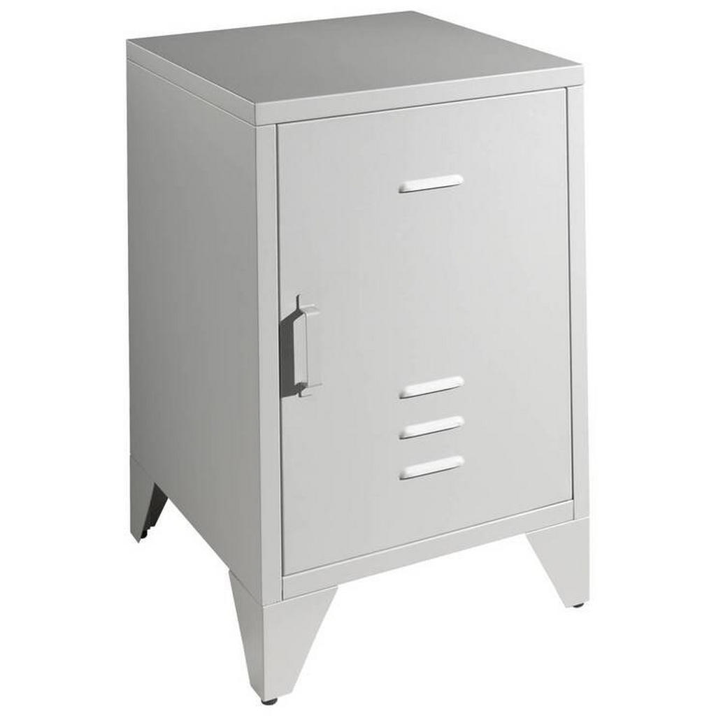 Nachtkästchen Bronxx Grau B: 40 cm