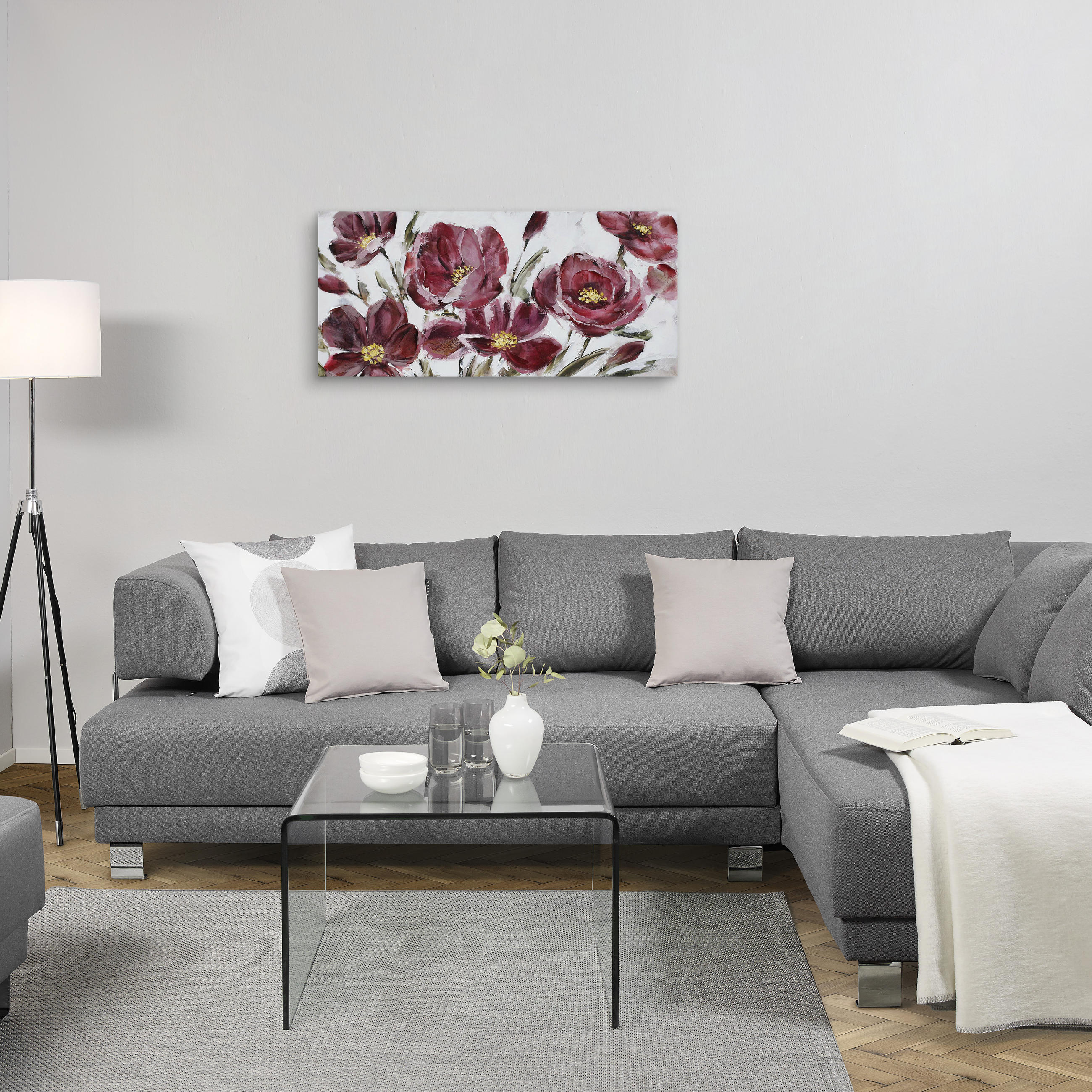 ULJENA SLIKA  120/55 cm       - višebojno, Basics, drvo/tekstil (120/55cm) - Monee
