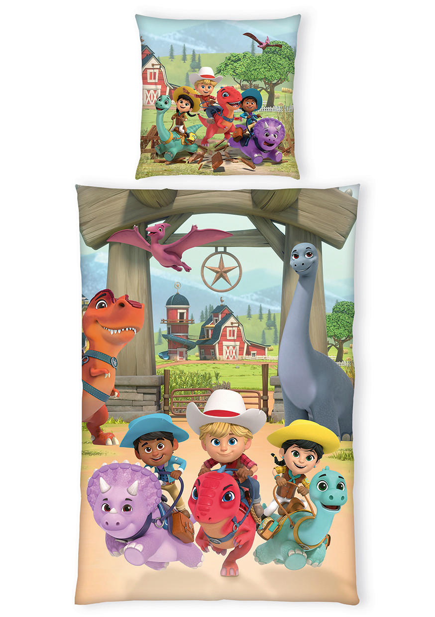 JUGENDBETTWÄSCHE DINO RANCH Renforcé 135/200 cm  - Multicolor, Basics, Textil (135/200cm) - Herding