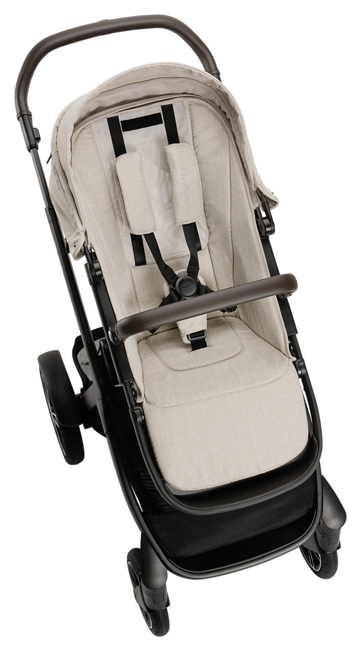 KOMBIKINDERWAGEN DEMI NEXT Demi Next  - Schwarz/Naturfarben, Basics, Textil/Metall (98/62/112cm) - Nuna