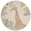 KINDERTEPPICH 120 cm GIRAFFE  - Multicolor/Creme, Trend, Textil (120cm) - Ben'n'jen