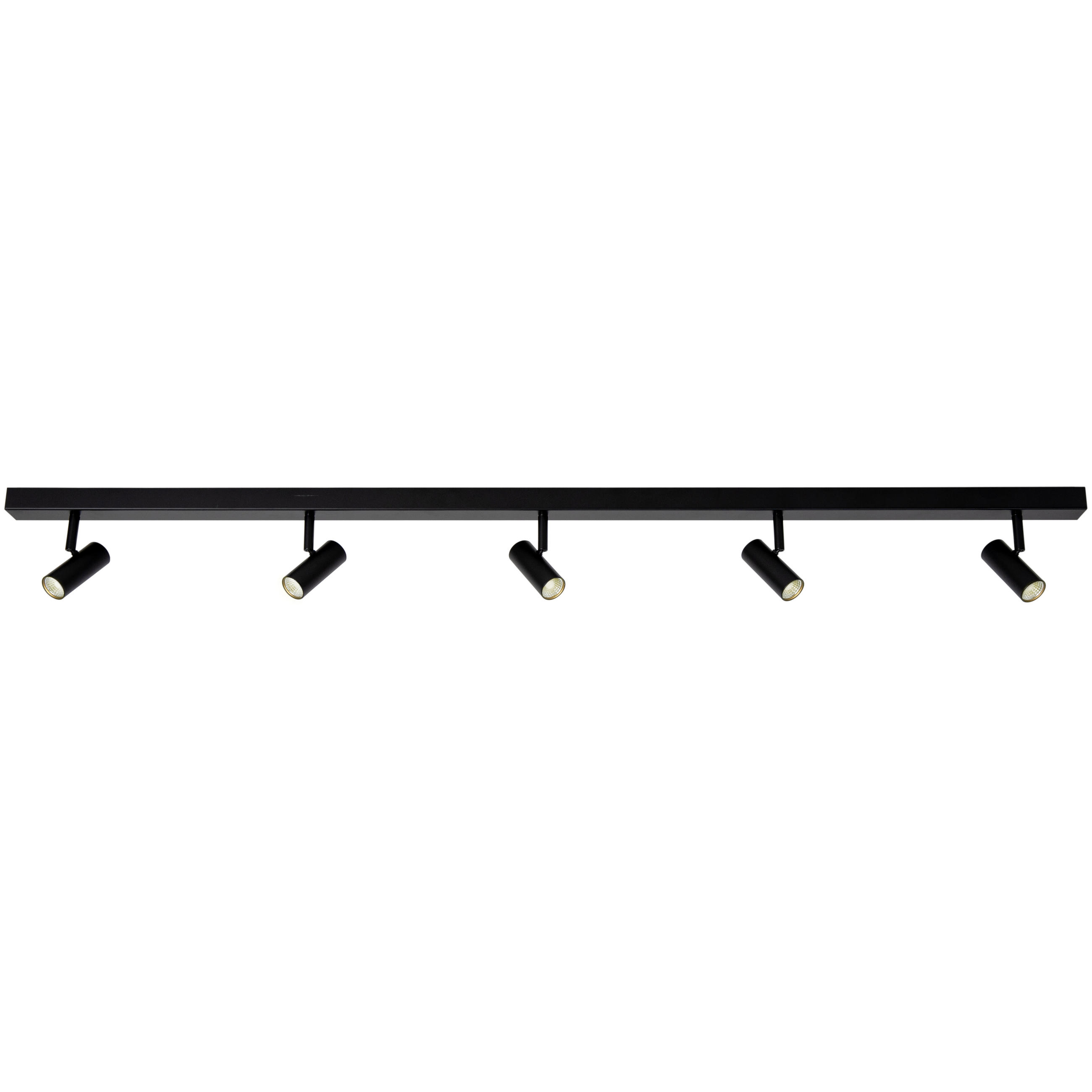DECKENSTRAHLER 118/12/3,5 cm   - Schwarz, Design, Metall (118/12/3,5cm) - Nordlux