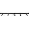 DECKENSTRAHLER 118/12/3,5 cm   - Schwarz, Design, Metall (118/12/3,5cm) - Nordlux