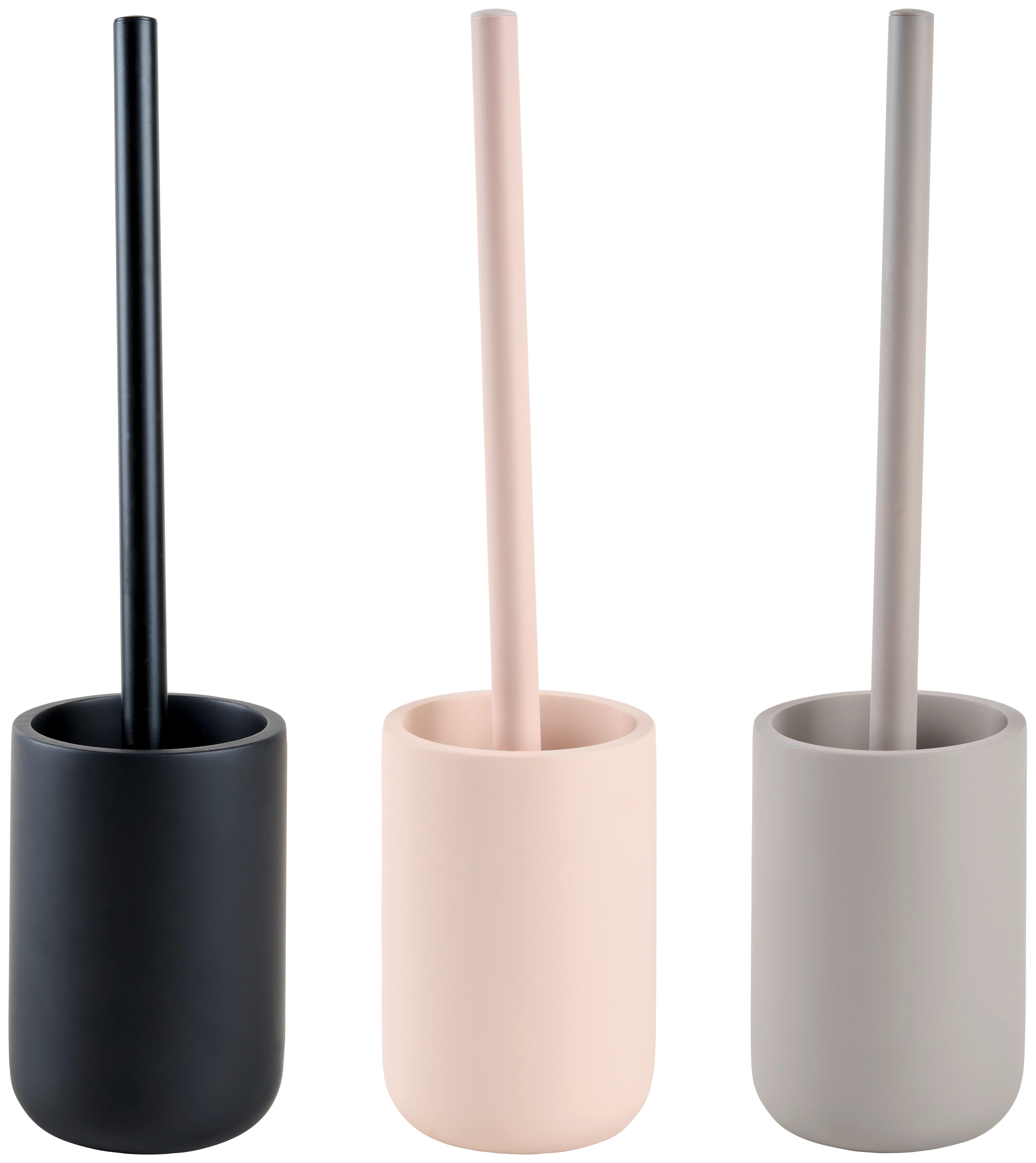 WC KEFE fém, műanyag  műanyag   - taupe, Trend, műanyag/fém (9,3/36,8cm) - Homeware