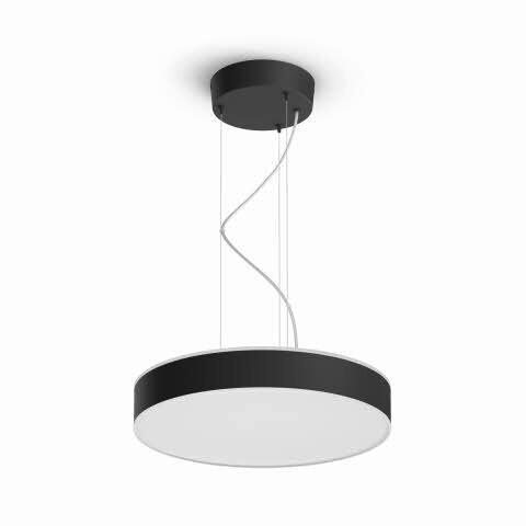 LED-HÄNGELEUCHTE Enrave 42,5/12,9 cm   - Schwarz, Design, Metall (42,5/12,9cm) - Philips HUE