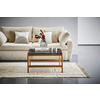 COUCHTISCH in Holz, Stein 80/45/80 cm  - Schwarz/Naturfarben, MODERN, Holz/Stein (80/45/80cm) - MID.YOU