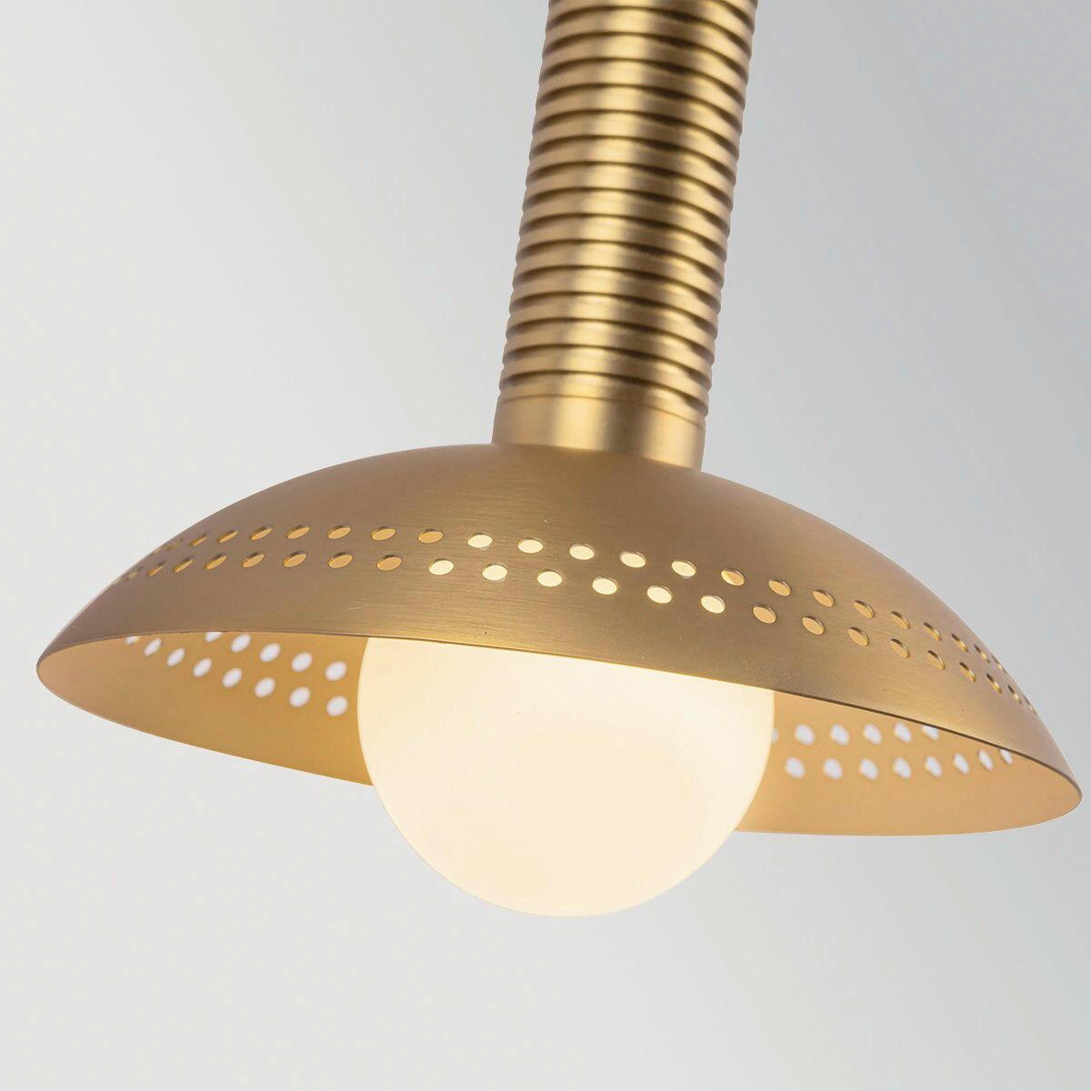 LED-WANDLEUCHTE Alora Mood 57,2/15,2/17,8 cm  - Goldfarben, Design, Glas/Metall (57,2/15,2/17,8cm) - Elstead Lighting